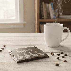 Handcrafted Beatles Abbey Road Slate Coaster
