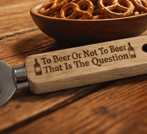 Handcrafted "To Beer Or Not To Beer" Engraved Wooden Bottle Opener