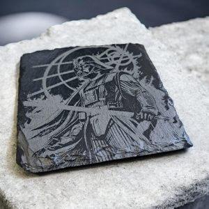 Engraved Dark Side Square Coaster